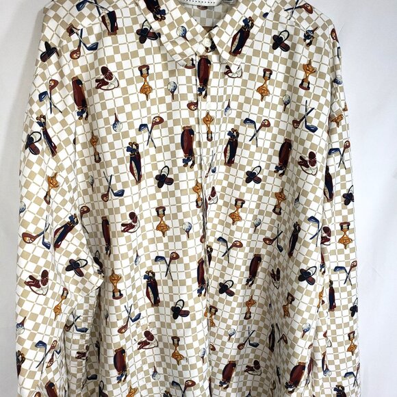 Vibes Custom made Golf Theme long sleeve shirt size XL - Picture 4 of 5